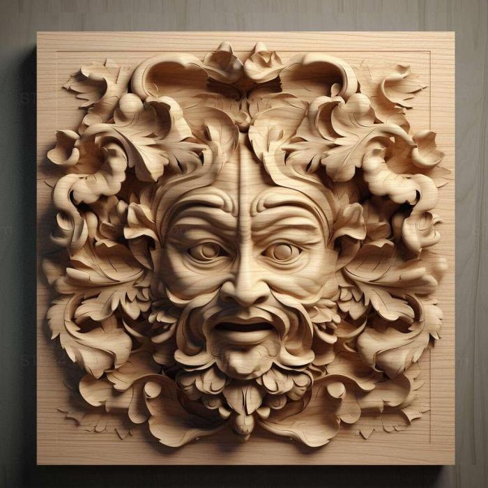 Patterns and decorations (SFD 4, PATTERN_1300) 3D models for cnc